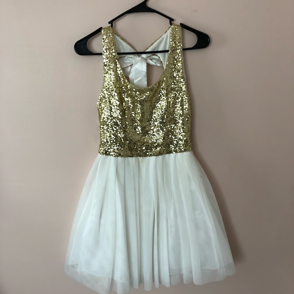 B. Darlin sequin homecoming dress
